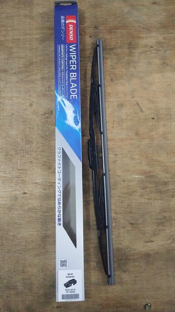 Wiper Blade Karet Kaca Mobil Besi 18" 18 Inch 450 mm Denso NWB Asli