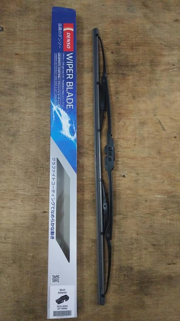 Wiper Blade Karet Kaca Mobil Besi 20" 20 Inch 500 mm Denso NWB Asli