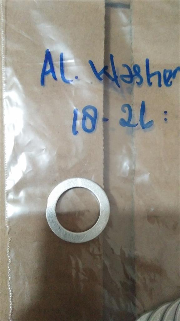 Aluminium Washer Ring Plat Oli Packing Zegen 18 x 26 x 1.5