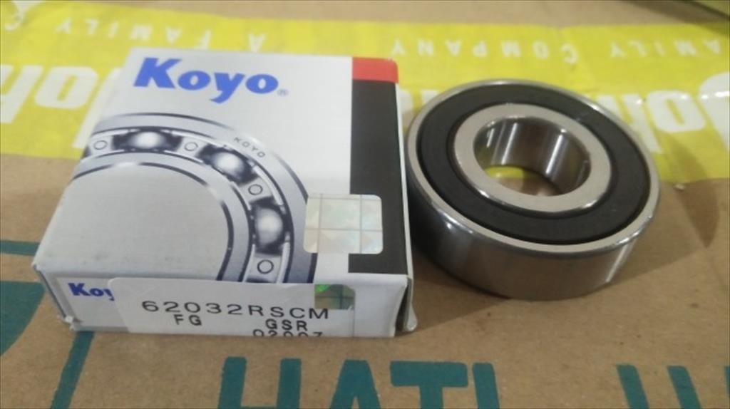 Ball Bearing Laher Polos 6203-2RSCM 62032RSCM Tutup Karet Koyo Japan