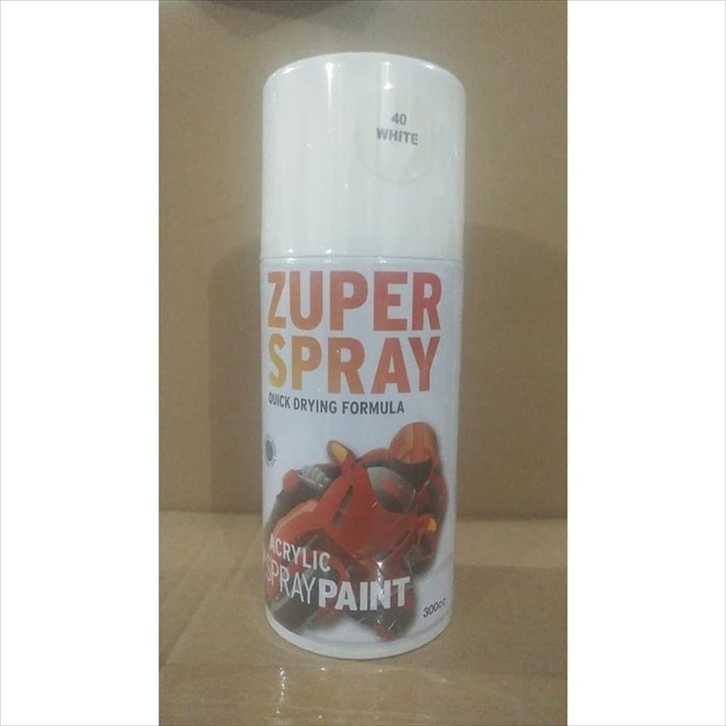 Cat Semprot Zuper Spray White