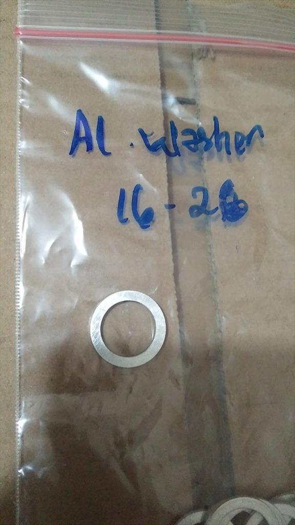 Aluminium Washer Ring Plat Oli Packing Zegen 16 x 26 x 1.5