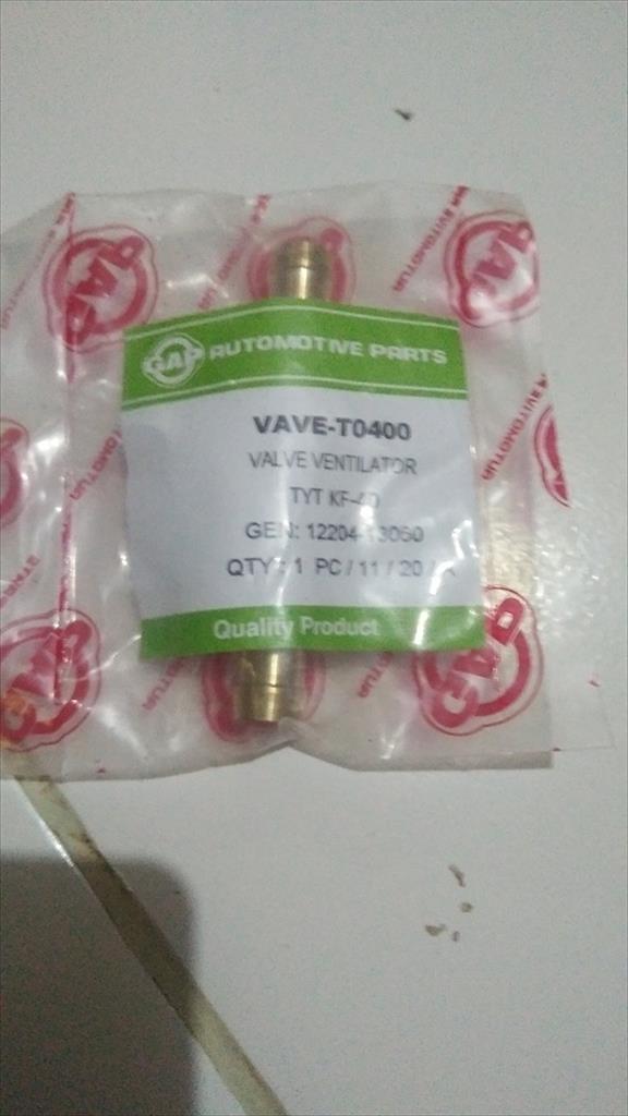 Valve PVC Ventilator Toyota