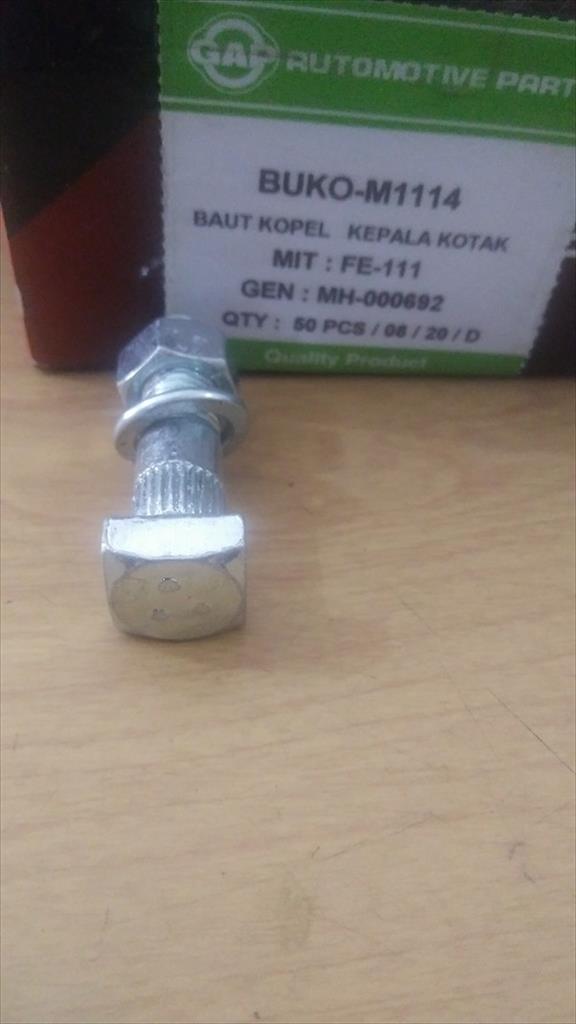 Baut Kopel Bolt Flange PS100 FE111 Putih Kepala Kotak GAP MB000692