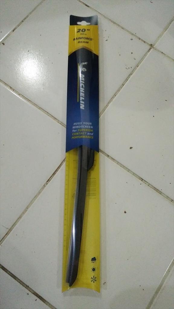 Wiper Blade Rainforce Beam 20 Frameless Michelin Kipas Hujan 50 cm