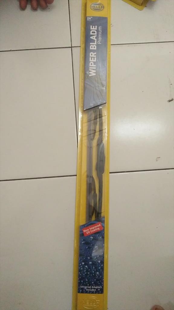 Wiper Blade Premium Kipas Hujan Mobil 24" Besi Hella Original