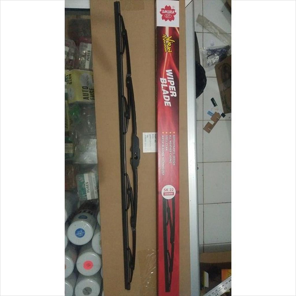 Wiper Blade Karet Kaca Mobil Besi 22" 22 Inch 550mm Sakura Max View