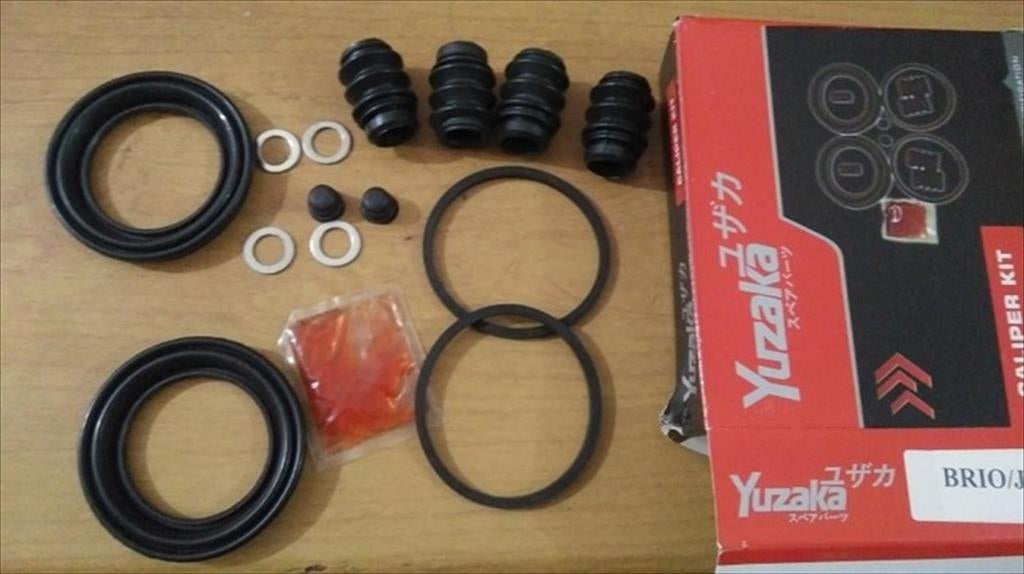 Kaliper Kit Seal Rem Depan Karet Honda Brio Jazz City Civic Yuzaka