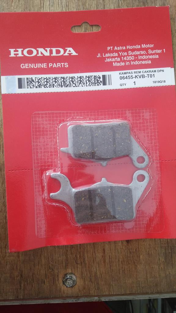 Kampas Rem Cakram Depan Brake Disc Pad Honda Vario 06455-KVB-T01