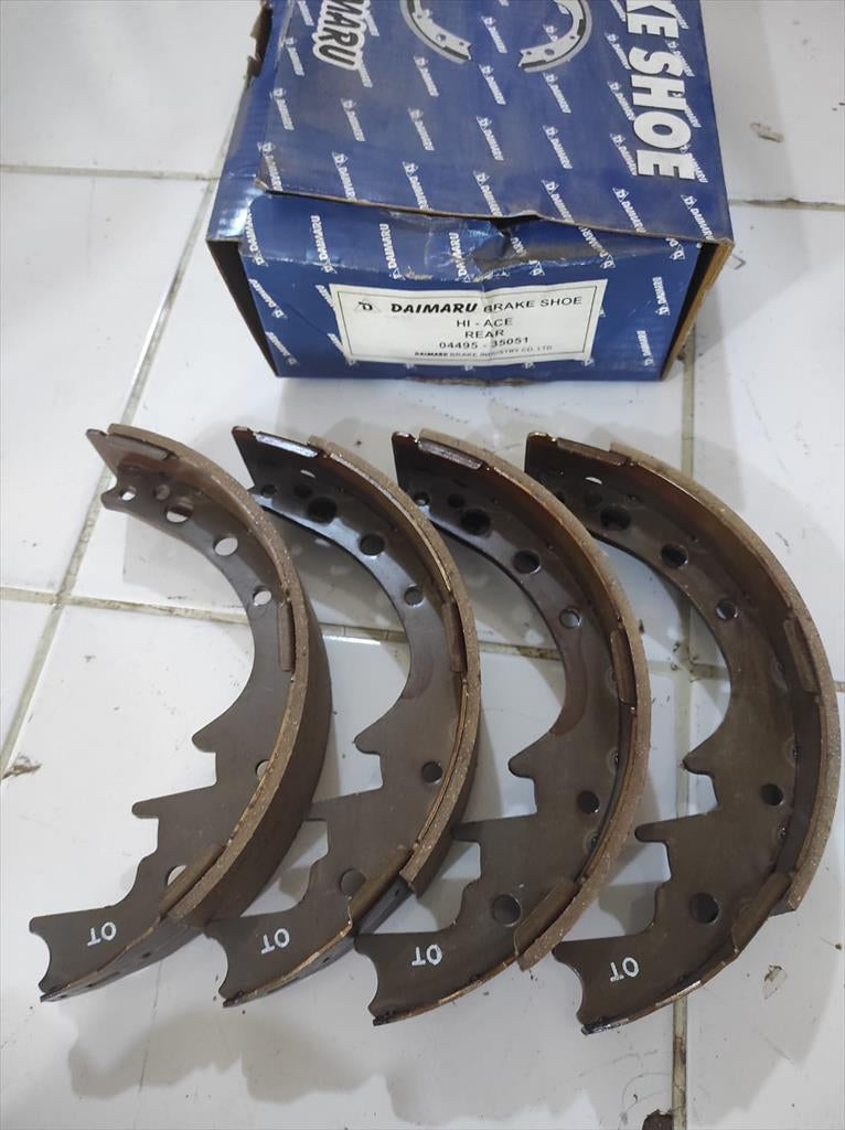 Kampas Rem Belakang Brake Shoe Toyota HiAce Hi-Ace 04495-35051 OEM