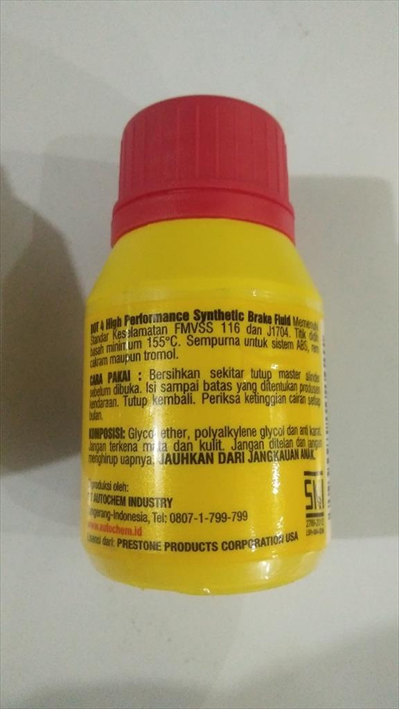 Minyak Rem Cairan Brake Fluid