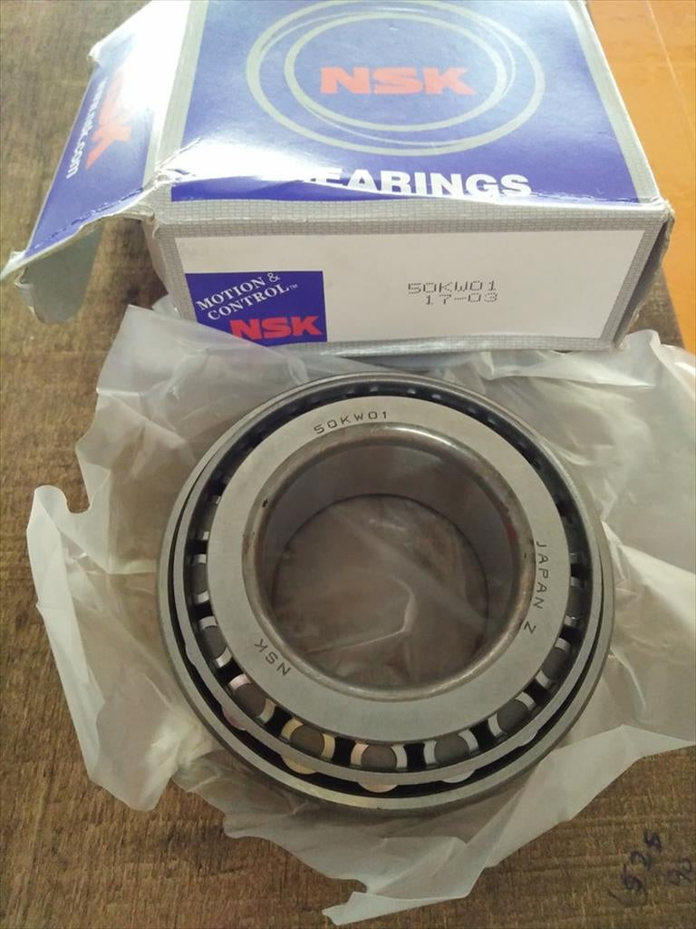 Bearing Laher Roda Depan Dalam Canter PS125 NSK Asli 50kw01