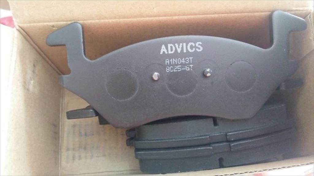 Kampas Rem Depan Brake Pad Starlet EP80-EP82 Advics Aisin A1N043T