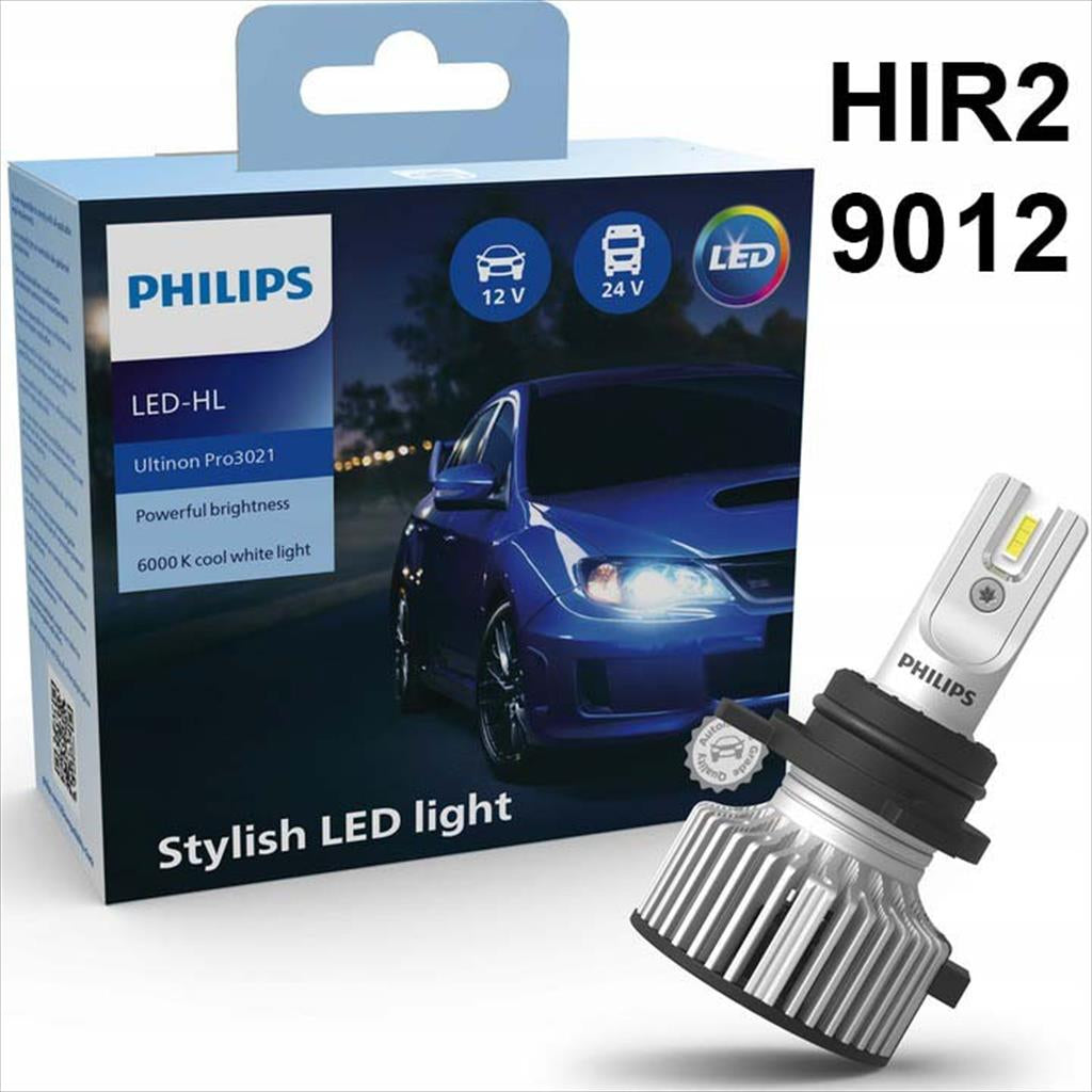 Bohlam Lampu Depan Besar LED HL Philips HIR2 Ultinon PRO3021 6000K