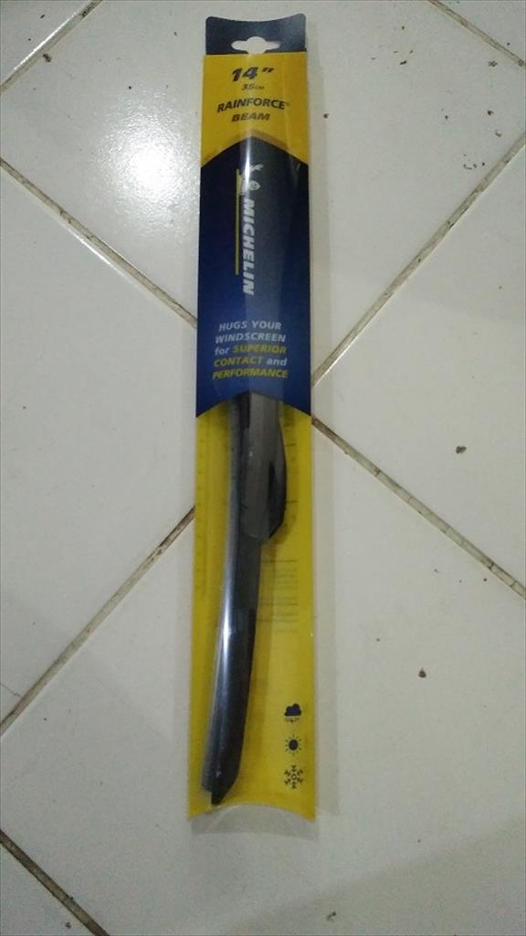 Wiper Blade Rainforce Beam 14 Frameless Michelin Kipas Hujan 35 cm