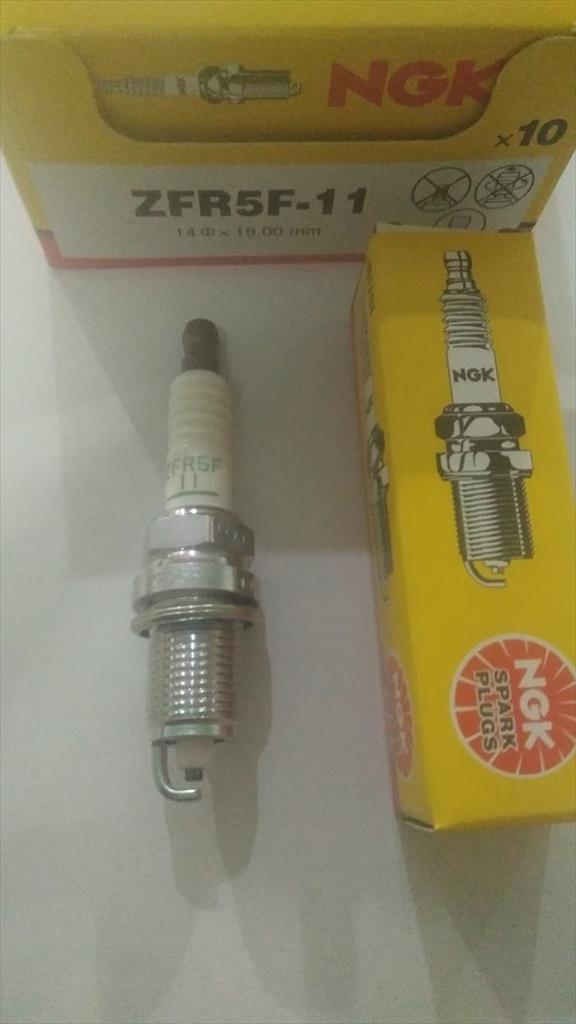 Busi Spark Plug Mobil Mitsubishi Pajero 3.5 `03 ZFR5F-11 NGK Asli