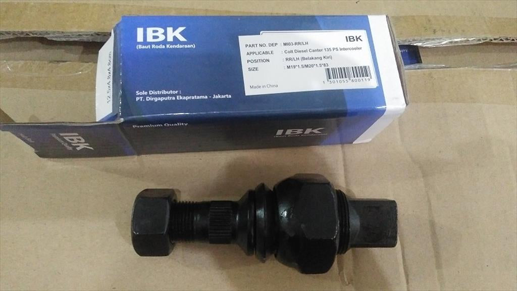 Baut Roda Hub Bolt Truk Canter PS110 PS125 IBK Belakang Kiri IBK