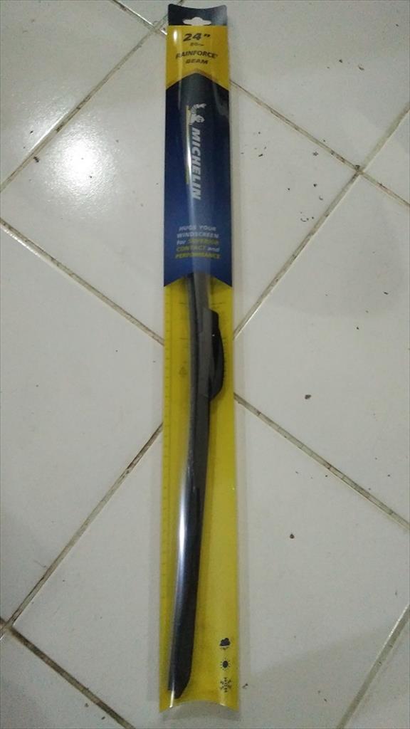 Wiper Blade Rainforce Beam 24 Frameless Michelin Kipas Hujan 60 cm