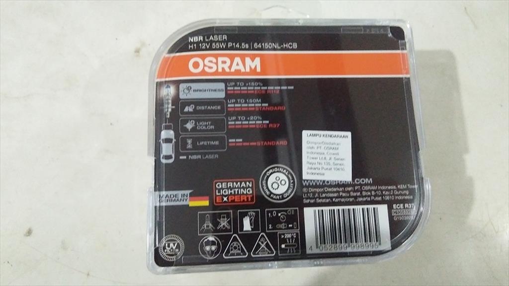 Bohlam Lampu H1 12V 55W NBR